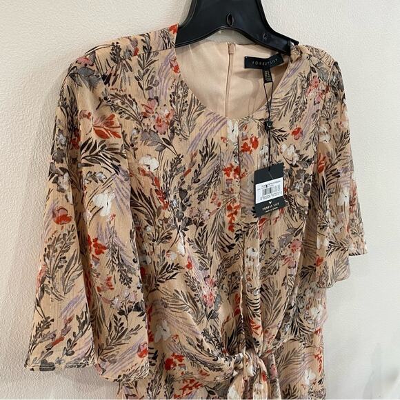 Forest Lily | Knot Waist High/Low Hem Dress Size 4 - Picture 6 of 15